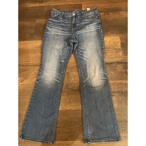 Chico's Bootcut Jeans Dark‎ Wash Denim Comfort Stretch Women's Size 1.5R sz 10